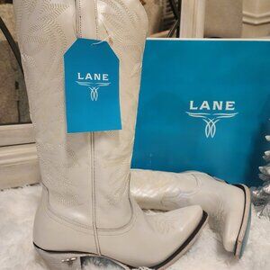 Lane Boots Smokeshow Pearl Champagne size 10